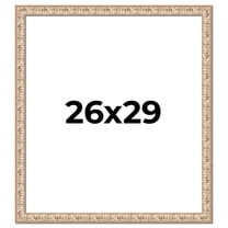 26x29 Frame White Real Wood Picture Frame Width 1.5 inches | Interior Frame Depth 0.5 inches |