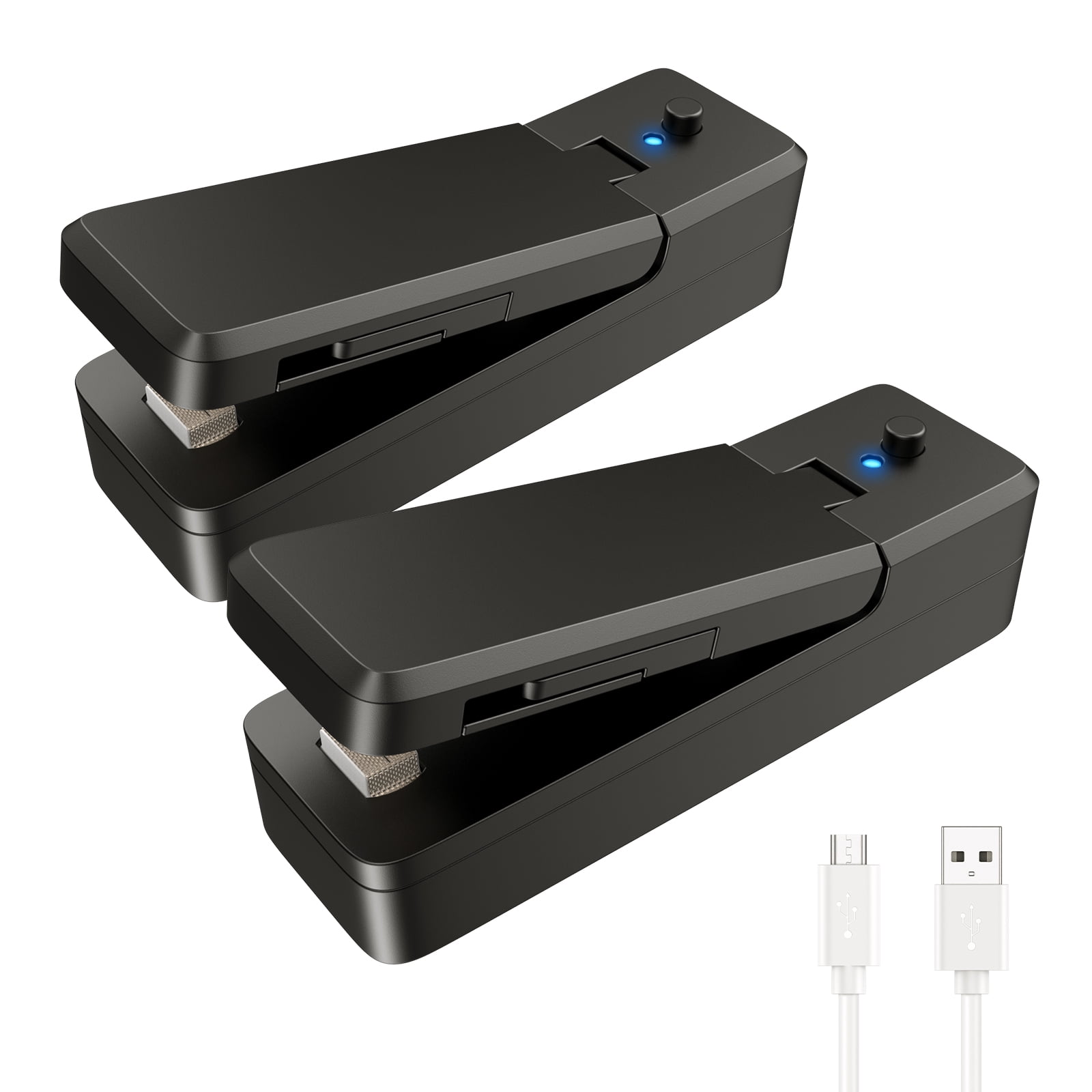 Mini Bag Sealer, AMIR Rechargeable Bag Heat Sealers 2 in 1 Portable