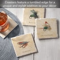 thumbnail image 4 of Thirstystone Fly Fishing Lures 4-Pack Assorted Tumbled Tile Stone Coasters, 4 of 7