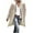 Black-B, variant on Women Winter Jackets Detachable Faux Fur Collar Hooded Front Zip Button Long Outwear Thermal Stylish Coat With Pockets (XL, White)