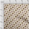 thumbnail image 2 of oneOone Viscose Chiffon Light Beige Fabric Floral Sewing Craft Projects Fabric Prints By Yard 42 Inch Wide, 2 of 4