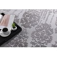 thumbnail image 4 of 7â€™ x 10â€™ Gray Dripping Damask Area Rug, 4 of 5