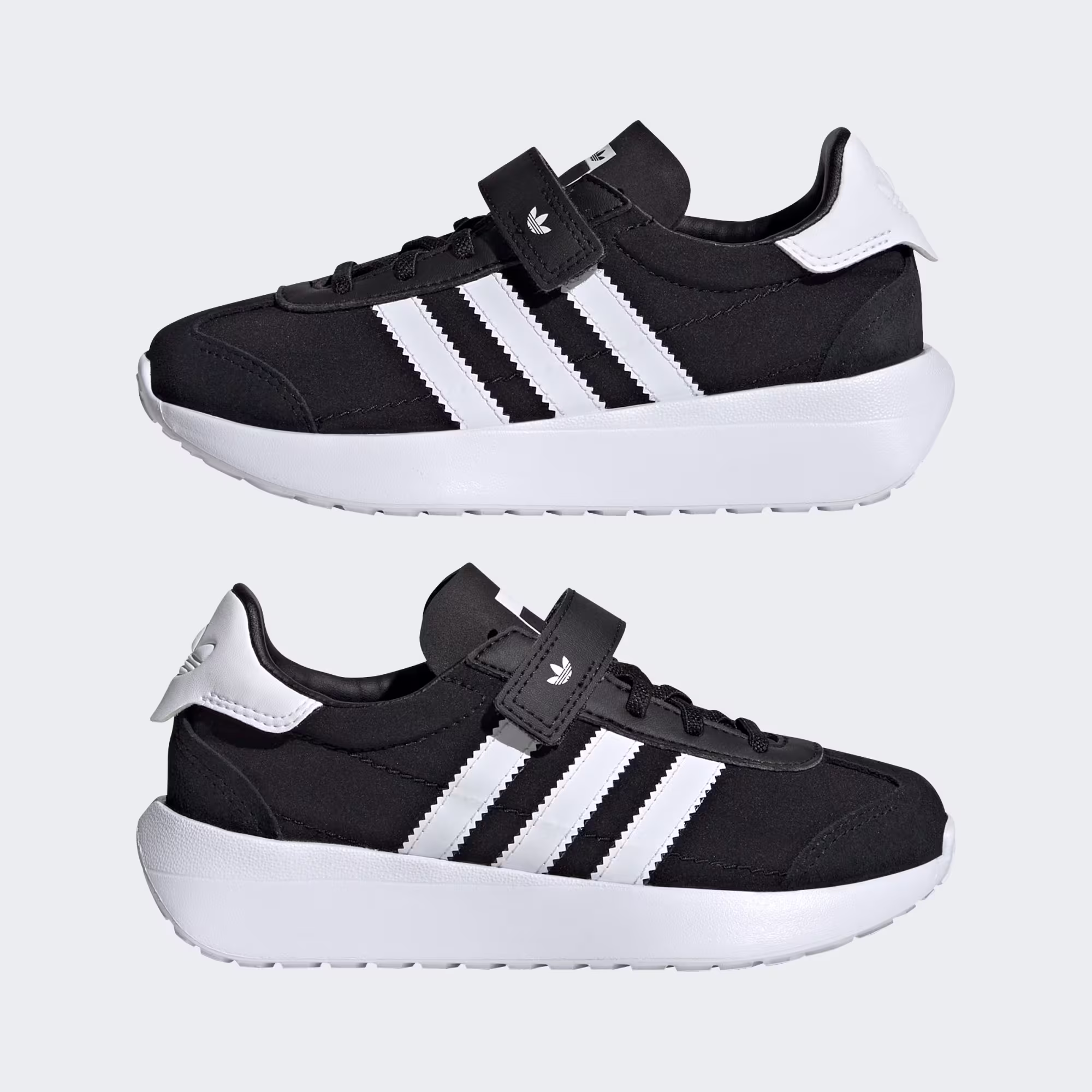 thumbnail image 5 of Tenis Adidas Country XLG Negro Niño Escolar con Velcro de Cuero, 5 of 5