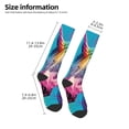thumbnail image 2 of Fuzoiu Watercolor White Horse Print Adult Stockings,Crew Socks,Unisex Fashion Socks, Casual Sports Socks,Comfortable Crew Socks for Everyday Wear and Sports, 2 of 6