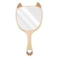 thumbnail image 1 of 1Set Travel Hand Mirror Wood Handheld Compact for Home Use and Outdoor Activities, 1 of 8