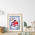 thumbnail image 4 of Wdftyju Kit de pintura de diamante de taladro redondo completo 5D DIY Snowy Bird (W0783) Wdftyju 6ay0pa2md4lp0at2D02, 4 of 9
