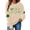 Beige1, variant on Annhoo Womens St Patrick's Day Sweatshirt Shamrock Print Crewneck Pullover Long Sleeve Tops Soft Clothes