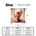 thumbnail image 5 of Cupid Pillow Covers Set with Unique Patterns - 16x16, 18x18, 20x20 Inches - Set of 2 Elegant Pillow Inserts, Throw Pillows Covers for Home for Any Occasion, 5 of 6