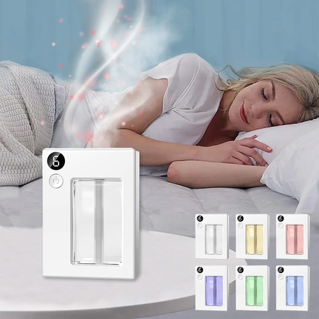 Ganfancp 6-Velocidad de La Máquina de Olor Comercial Difusor de Aceite de Capacidad de 50 Ml Sin Agua Difusor de Aceite para El Hogar Tienda Hotel Habitación Grande Oficina Tranquila Liquidación Vent