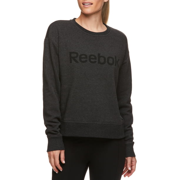 Reebok Womens Cozy Crewneck Sweatshirt with Graphic - Walmart.com
