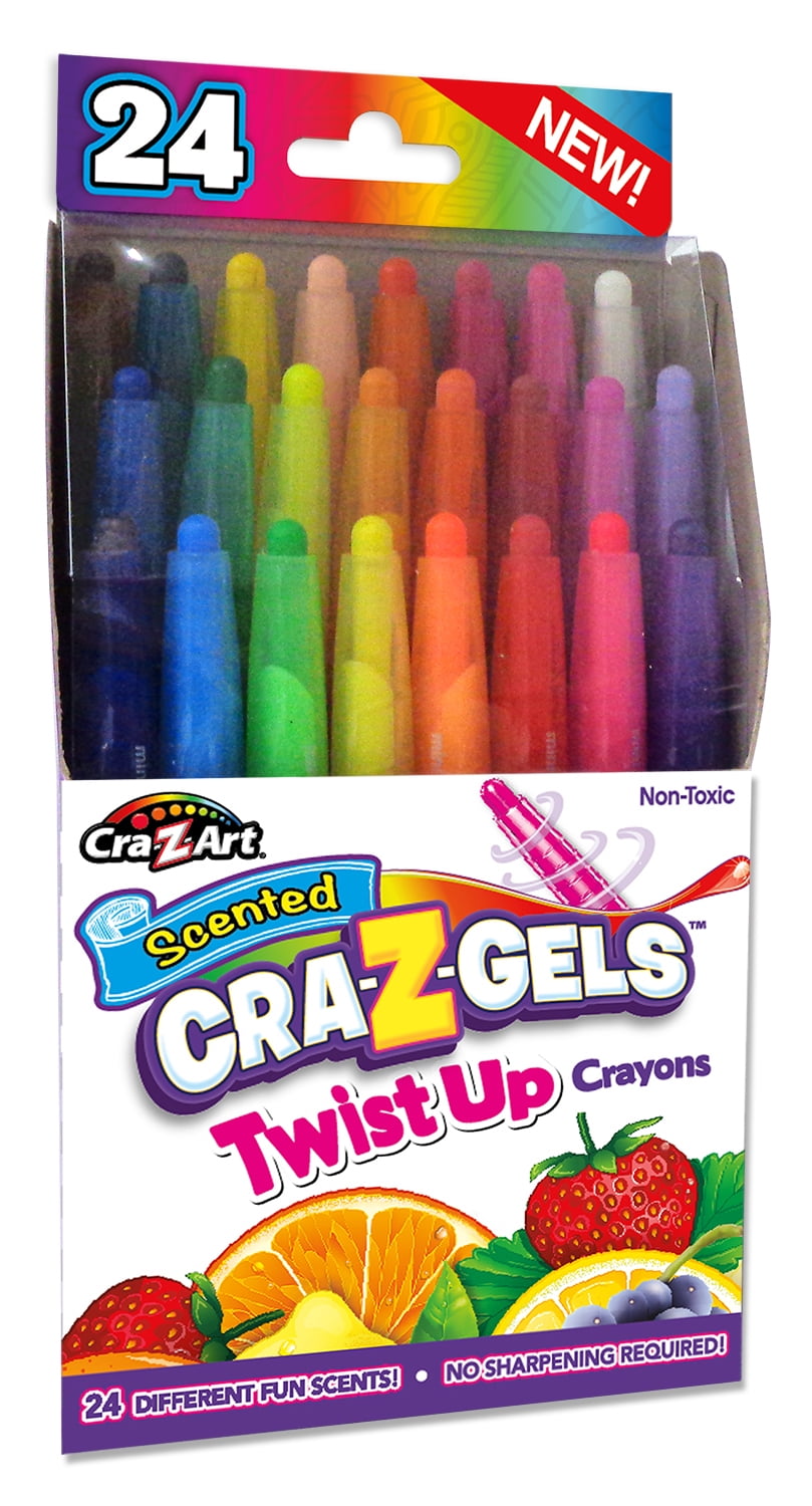 Cra-Z-Art Quality Scented Twist Crayons, Set of 24
