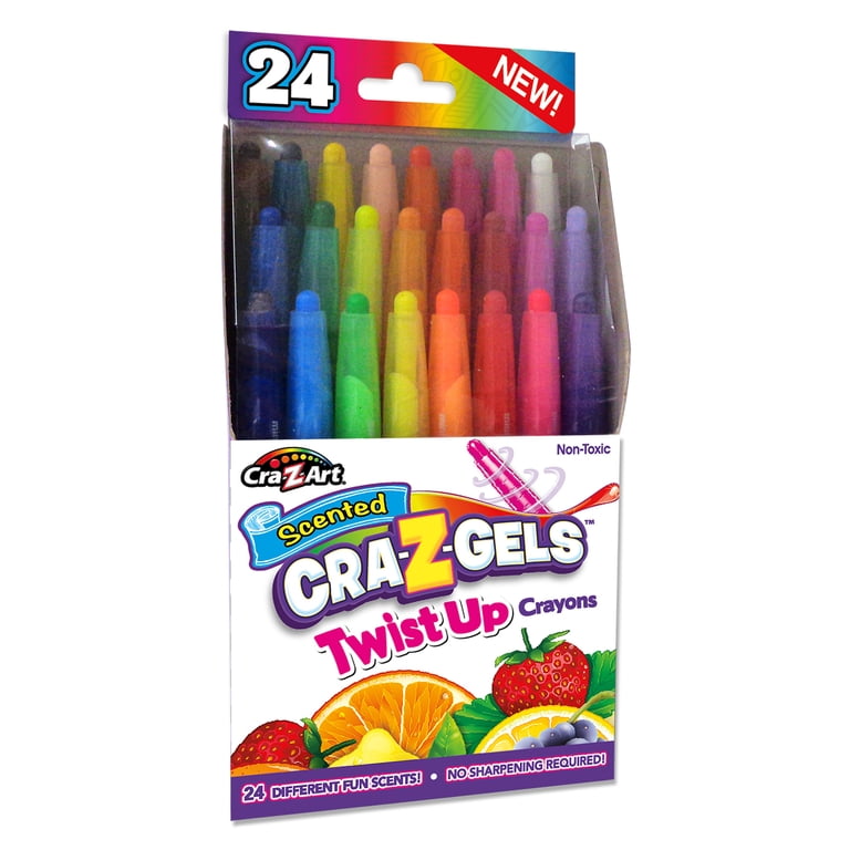 Cra-Z-Art Quality Scented Twist Crayon, 24 Count - Walmart.com