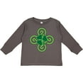 thumbnail image 3 of Inktastic St Patricks Day Shamrock Irish Boys or Girls Long Sleeve Toddler T-Shirt, 3 of 5