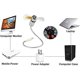 thumbnail image 3 of LED USB Fan, New Creative Programmable USB-Powered Portable Fan, Mini Gooseneck DIY Message Fan, 3 of 5