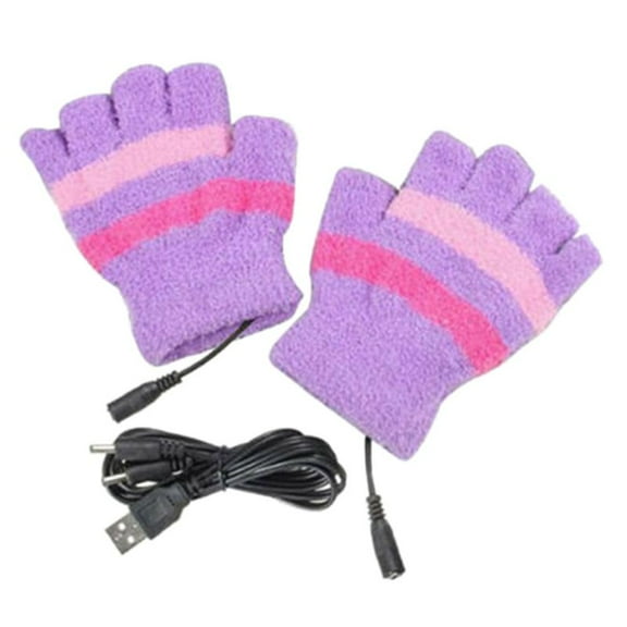 Outdoor Winter Electric Heating Gloves Thermal USB Heated Gloves Electric Heating Glove Heated Gloves Heated Gloves for Kids Mitten Hand Warmer Gloves Winter Heating Gloves Hand Warmers Gloves