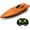 Orange, variant on 2.4G High-Speed RC Boat with Dual Motors, High Speed Remote Control Racing Boat, Waterproof Electric Fast Speed Boat, for Lakes & Pools & Salt Water (Green)