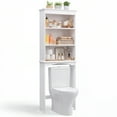 thumbnail image 5 of 65.9" Over the Toilet Storage Cabinet with 3 Adjustable Shelves – Rust-Proof for Laundry , White, 5 of 11