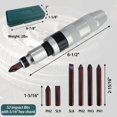 thumbnail image 3 of Juego de destornillador de impacto reversible manual Sutekus de 1/2" de impulso, 7 piezas, 3 of 6