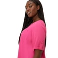 thumbnail image 3 of Dorothy Perkins - Blusa Manga Enrollada para Mujer (Rosa), 3 of 3
