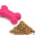 thumbnail image 5 of Upioiwer 3.54 inches Squeaky Latex Dog Toy Interactive Bone Dog Toys, Multifunctional Teeth Cleaning and Gum Massage, Tough Dog Toys from TPR, Gift for Small Medium Breeds Pink, 5 of 7