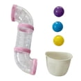 thumbnail image 4 of Tablero de actividades DIY Accesorios Túnel Aprendizaje Habilidades motoras finas Material DIY Sensorial rosa claro 43cm, 4 of 6