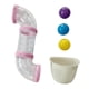 thumbnail image 4 of Tablero de actividades DIY, piezas de tablero sensorial, juguetes de viaje de tubo, habilidades motoras finas tempranas rosa claro 43cm, 4 of 6