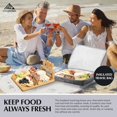 thumbnail image 5 of LAH Kitchen Large Charcuterie Board Gift Set w Accessories - Insulated Travel Bag Charcuterie Trays - Cheese Board for Wedding Gifts & Bridal Shower Gifts - Holiday Cheese Set - 15.6” x 11” x 0.6”, 5 of 6