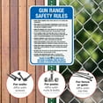 thumbnail image 4 of Gun Range Safety Rules Sign,, 4 of 8