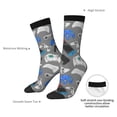 thumbnail image 4 of KLL Video Game Print Cool Socks Men's Women's Crew Socks Funny Crazy Novelty Stockings, 4 of 6
