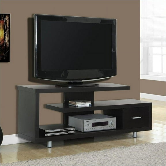 Pemberly Row 60" Wood TV Console in Cappuccino