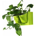 thumbnail image 2 of Macetas colgantes de pared yuxing de plástico verde para plantas y flores, 2 of 5