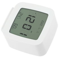 WHAMVOX  Old Fashioned Alarm Clock Bedside Digital Clocks Large Child White