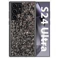 thumbnail image 1 of KAIYANG Funda magnética para Samsung Galaxy S24 Ultra con textura forjada de fibra de aramida y TPU antideslizante - G Silver Multicolor, 1 of 4