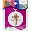 Janlynn 2.5" Oval Mini Counted Cross Stitch Kit, 18 Count