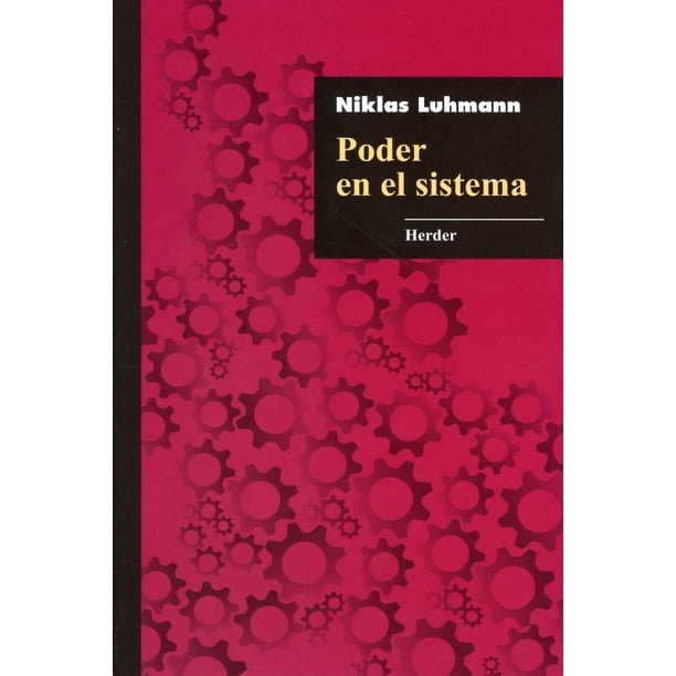 Libro Poder En El Sistema Tapa Blanda, Autor Niklas Luhmann, Editorial Herder