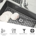 thumbnail image 3 of Tapis d'Évier de Cuisine, Protecteurs d'Évier en Silicone de Qualité Alimentaire Multifonctionnel Résistant aux Rayures Non Patch pour la Protection de la Vaisselle, 3 of 7