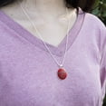 thumbnail image 2 of Quarantine and Chill 1" Pendant with Sterling Silver Plated Chain, 2 of 3