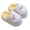 Sky Blue, variant on Baby Closed Toe Plush Slippers, Non-Slip 𝖥oam Sole Ankle Warm House Shoes for Kids Toddler