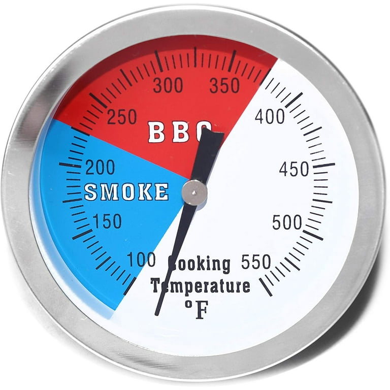 Fordeling hvordan man bruger tyk 3 inch Charcoal Grill Temperature Gauge, Accurate BBQ Grill Smoker  Thermometer Gauge Replacement for Oklahoma Joe's Smokers, and Smoker Wood  Charcoal Pit, Large Face Grill Temp Gauge Thermometer - Walmart.com