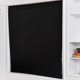thumbnail image 4 of Cortinas de ventana plisadas Irfora Cortinas de ventana plisadas opacas Persiana de ventana Bloque de luz de oscurecimiento Inalámbrico Negro 35 Irfora Cortinas de ventana plisadas, 4 of 7