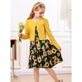 thumbnail image 4 of Aideaone Girls Casual Adjustable Strap Sleveless Dress Cardigan Set Size 5-12Y, 4 of 7