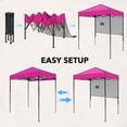 thumbnail image 4 of INTER HUT 6x4 Pop up Portable Canopy Tent, Instant Folding Sun Shelter with Carry Bag, Pink, 4 of 8