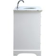 thumbnail image 6 of Elegant Decor Americana 42" Single Marble Top Bathroom Vanity in White, 6 of 20