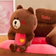thumbnail image 3 of Cartoon Bouncy Pals Chair Cute Animal Shape Small Sofa Hopping Toys Soft Filler for Kids Boy Girl Bear 21.7in X 17.7in X 13.8in, 3 of 3