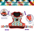 thumbnail image 2 of MASBRILL No Pull Dog Harness, Reflective Dog Vest with Handle No Choke Soft Padded Dog Harness for Small Dog, 2 of 8