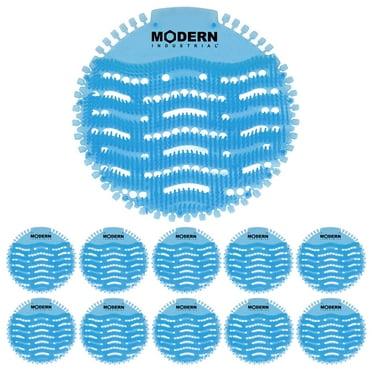 Urinal Screen & Deodorizer (10-Pack) by Modern Industrial - Fits Most Top Urina..