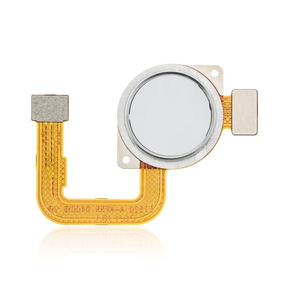 Replacement Fingerprint Reader With Flex Cable Compatible For Motorola Moto G Power (XT2041-4 / XT2041-6 / XT2041-7 / XT2041DL / 2020) / G Stylus 6.4" (XT2043 / 2020) (White)