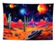 thumbnail image 1 of Tapiz de microtela Fluorescente Cosmic Space 150x150 cm, 1 of 2