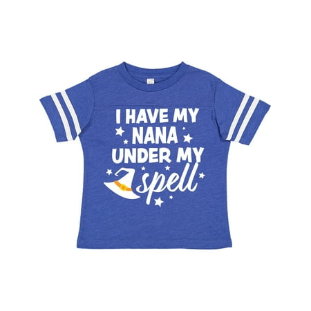 

Inktastic I Have My Nana Under My Spell with Cute Witch Hat Gift Toddler Boy or Toddler Girl T-Shirt