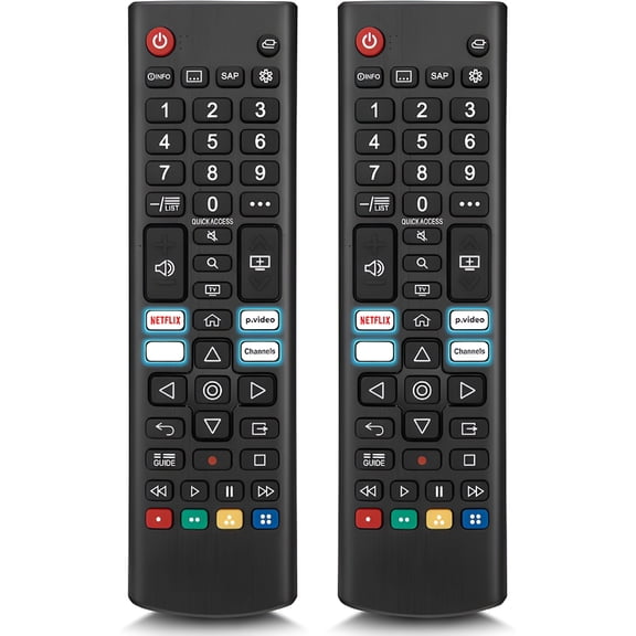 GJX 2026 New 【Pack of 2】 Universal Tv Remote Control Replacement,Compatible with Smart Frame Qled Led 7 Series Tvs for Home,Office,Bedroom